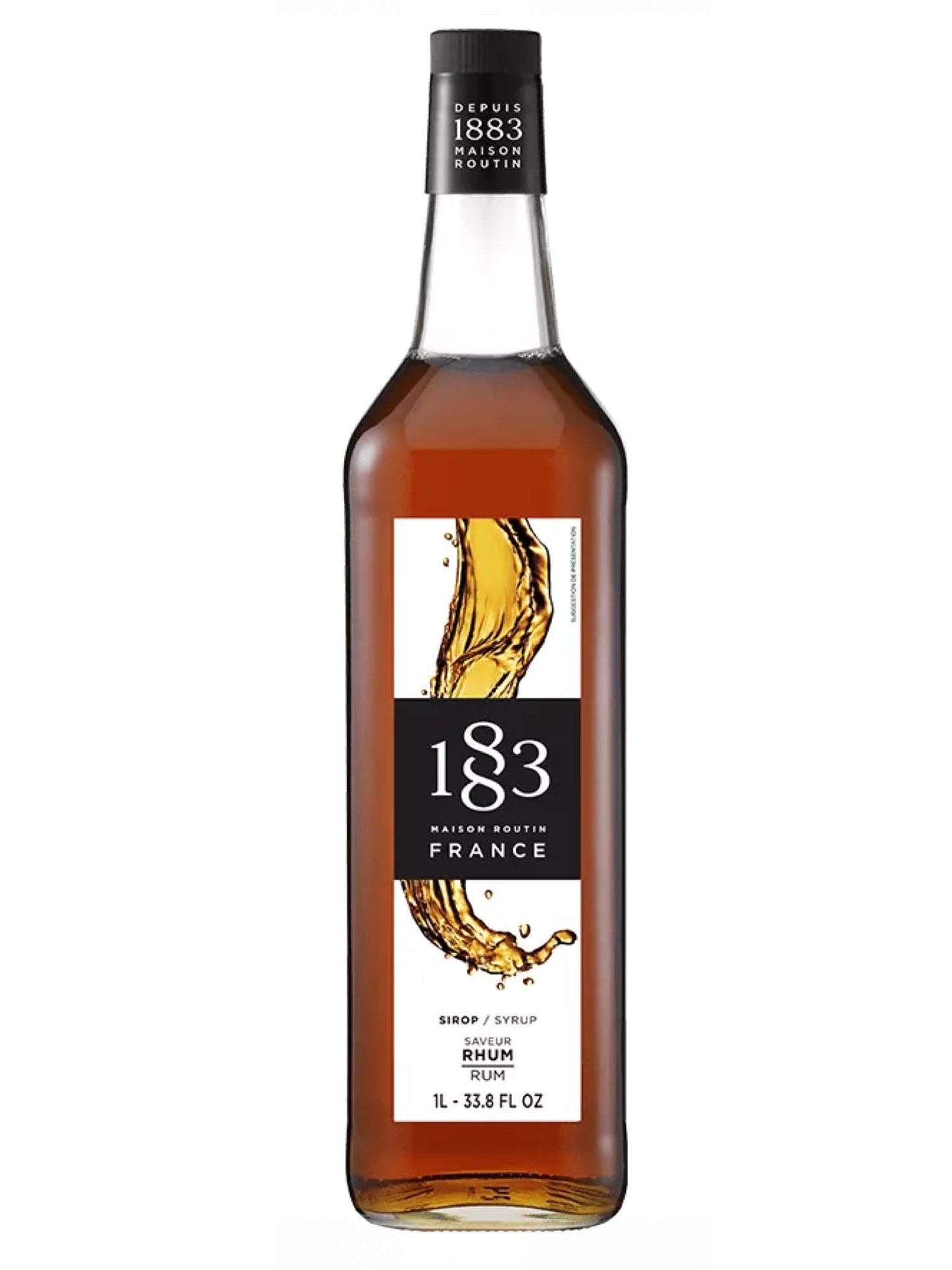 1883 Rum Sirup – aromatisk og krydret sirup med romsmag, perfekt til at skabe eksotiske cocktails og drikkevarer