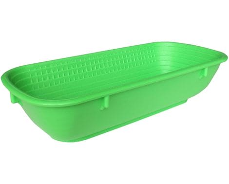 Rund rattan hævekurv til hævning af brøddej – ideel til bagning med struktur og naturlig hævning.