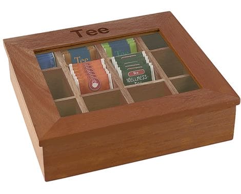 Elegant Teboks fra APS til opbevaring af tebreve.