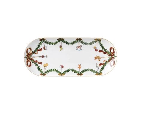 Royal Copenhagen Fad Stjerne Riflet Jul