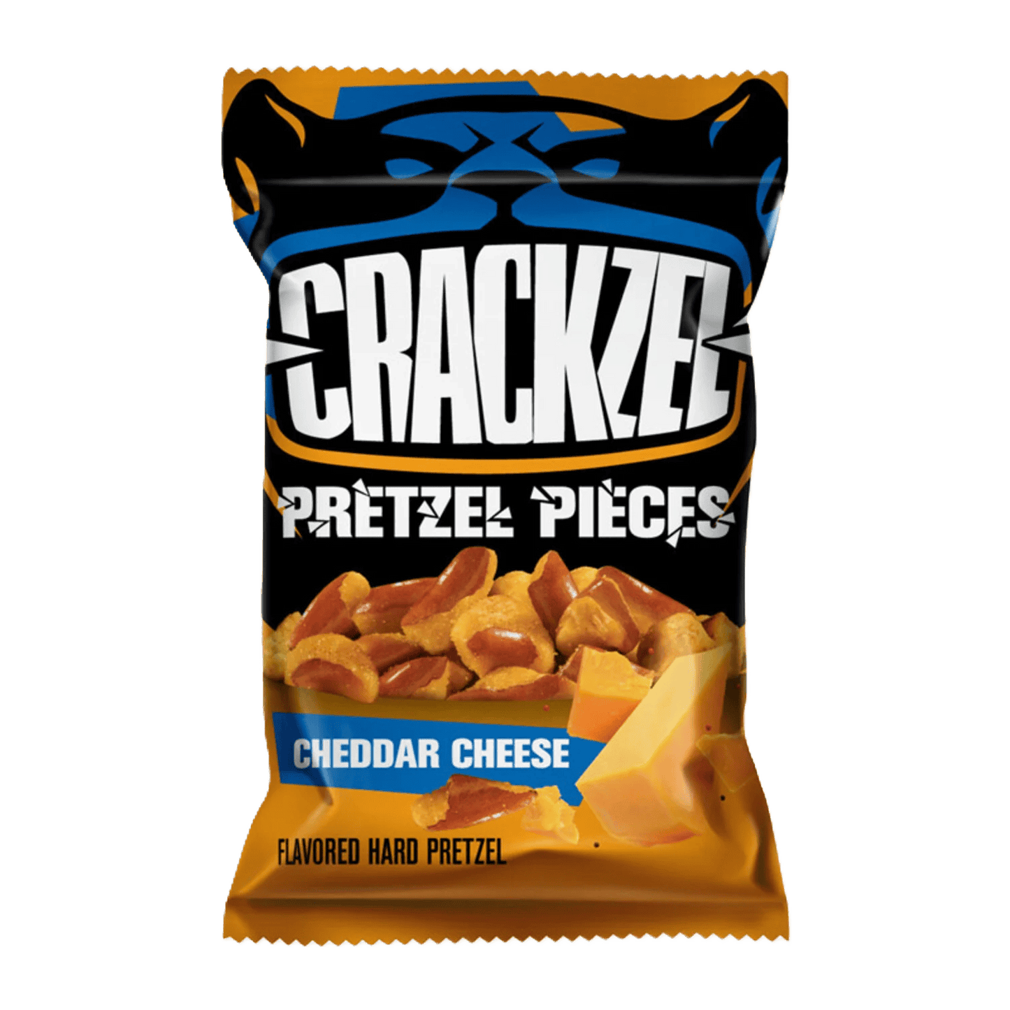Crackzel Cheddar Cheese – sprød bagt snack med cremet og fyldig smag af cheddarost, ideel til barservering og tapas.