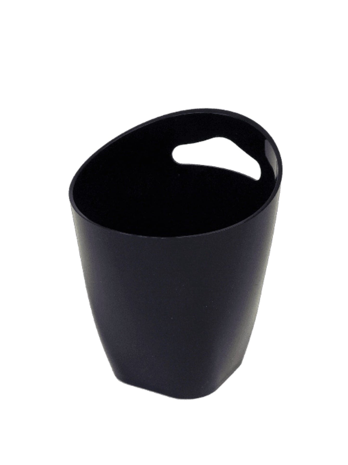 Flaschenkühler aus schwarzem Kunststoff – praktischer und eleganter Kühler für Flaschen, ideal für Bars und den Heimgebrauch