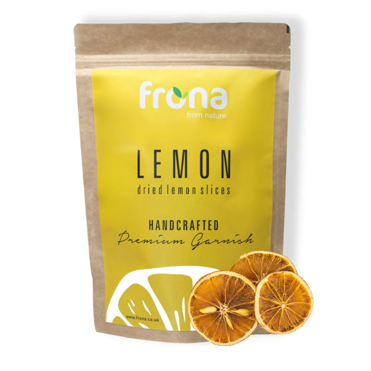 Frona tørrede citronskiver – 100% naturlige