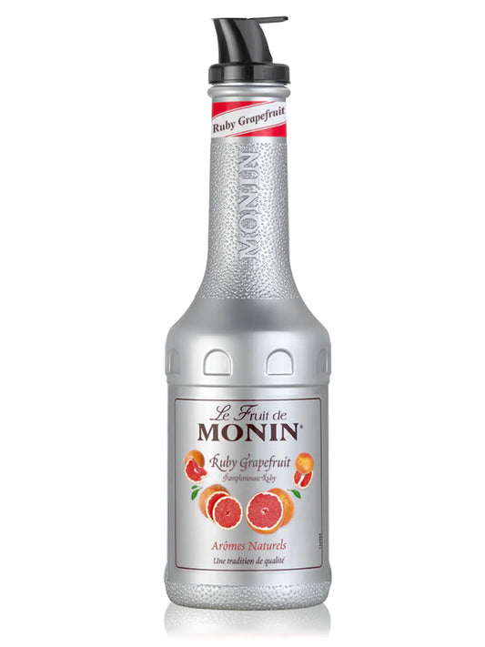 Monin Ruby Grapefruit Sirup – frisk og syrlig sirup med smag af ruby grapefrugt, perfekt til cocktails, sodavand og drinks