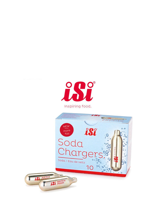 Gør dine fester ubesværet med disse ISI Soda patroner, der giver dig den perfekte mængde kulsyre.