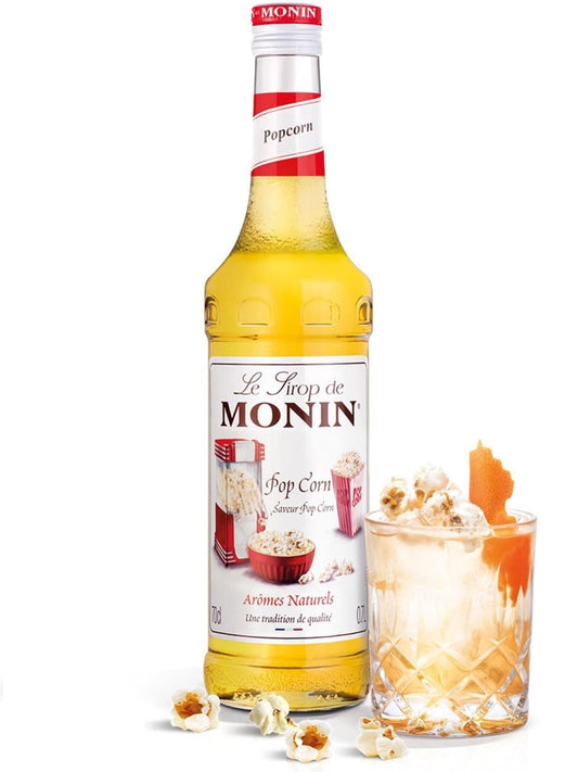 Oplev den fortryllende smag af biografpopcorn med Monin Popcorn Sirup i dine kaffevarianter