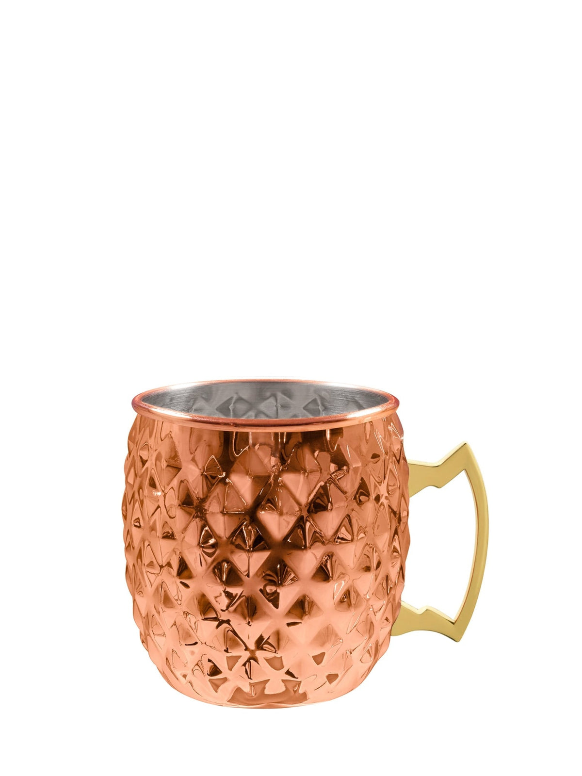 Kobber barudstyr og Moscow Mule krus til cocktails