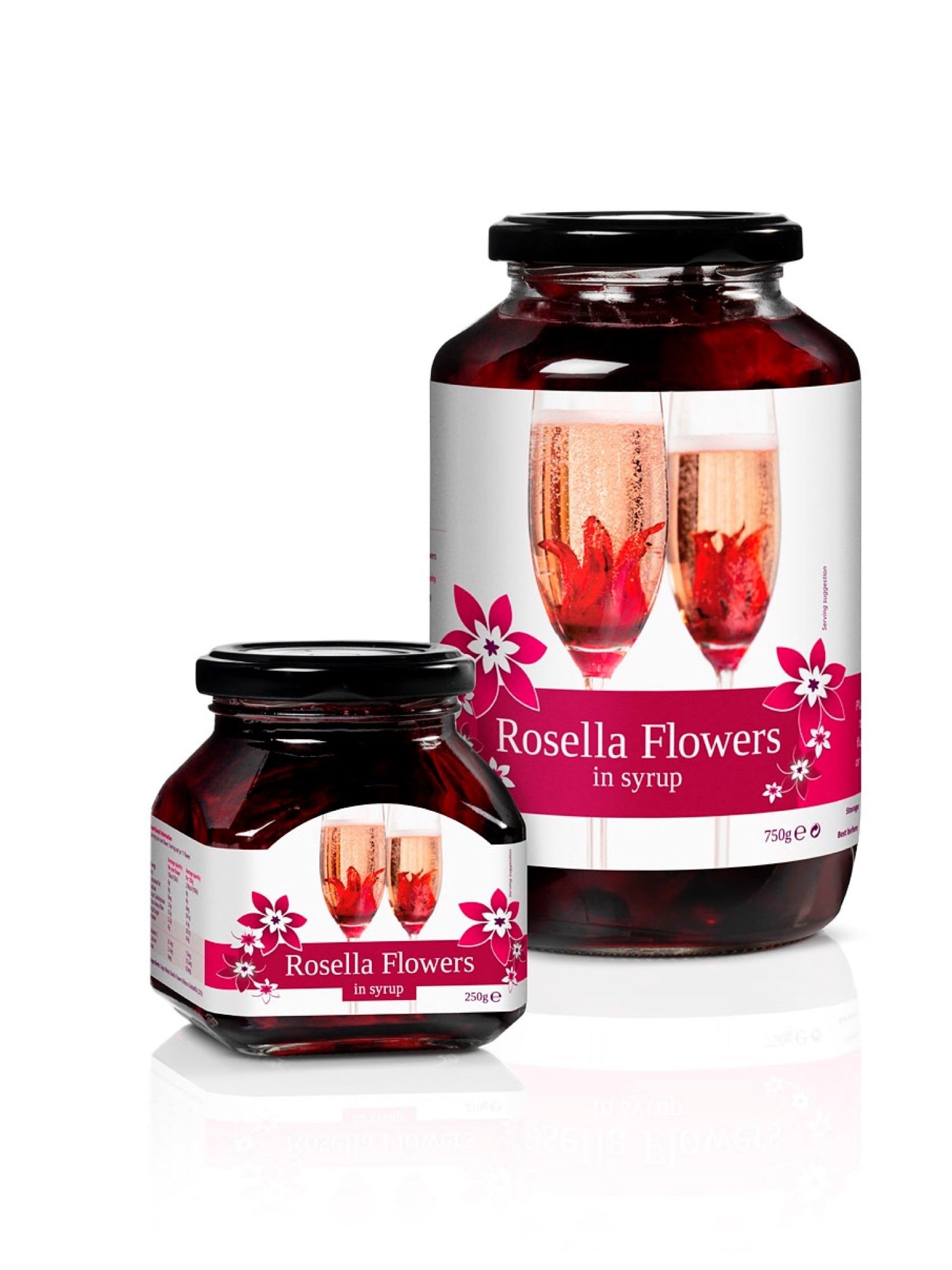 Oplev den delikate smag af rosella blomster i sirup