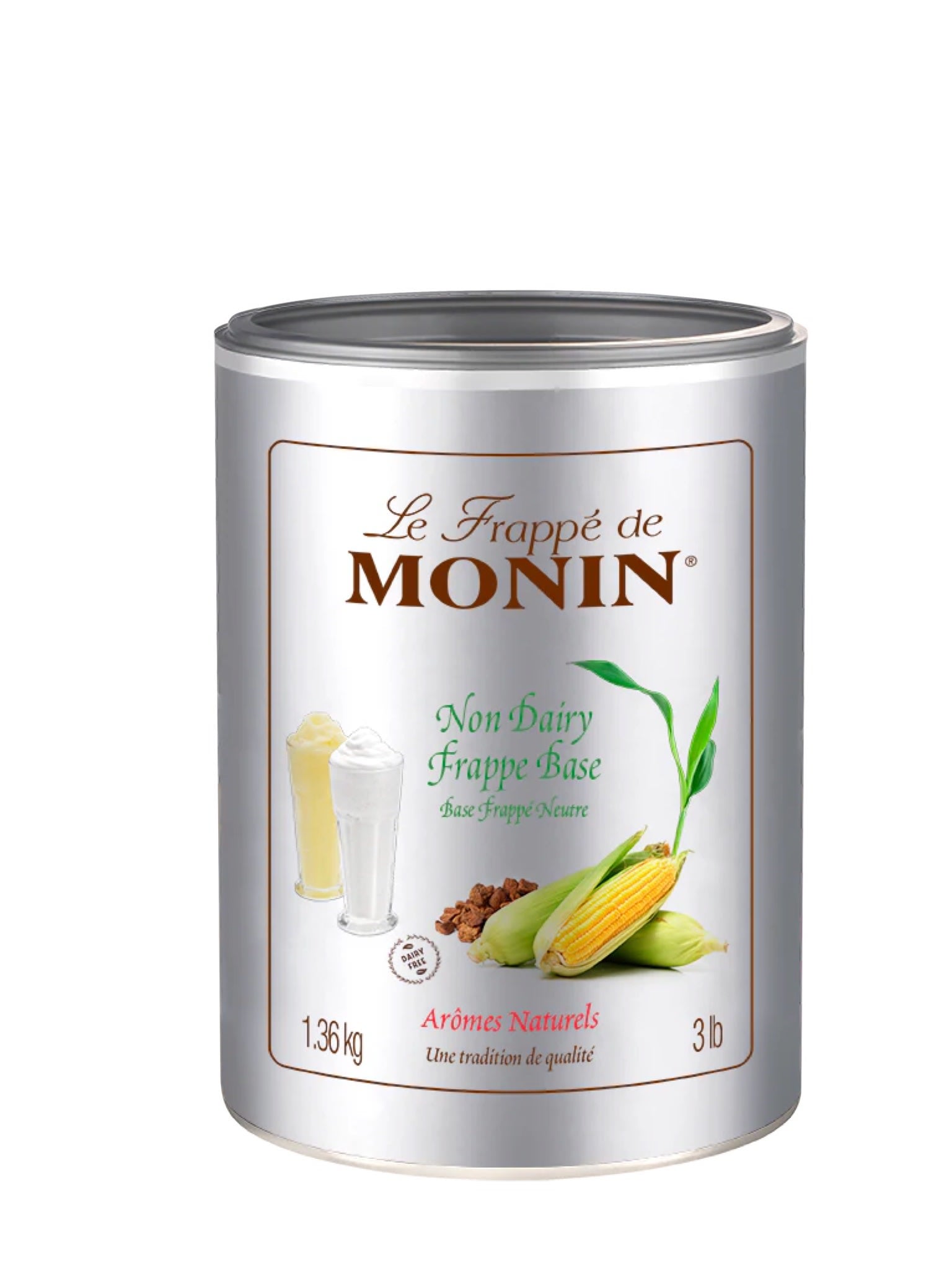 Prøv den lækre Monin Non-Dairy (laktosefri) Frappe Mix til forfriskende drikke