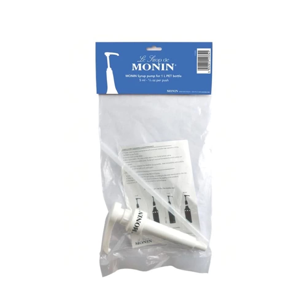 Monin siruppumpe, doserer 5 ml sirup fra en 1000 ml flaske
