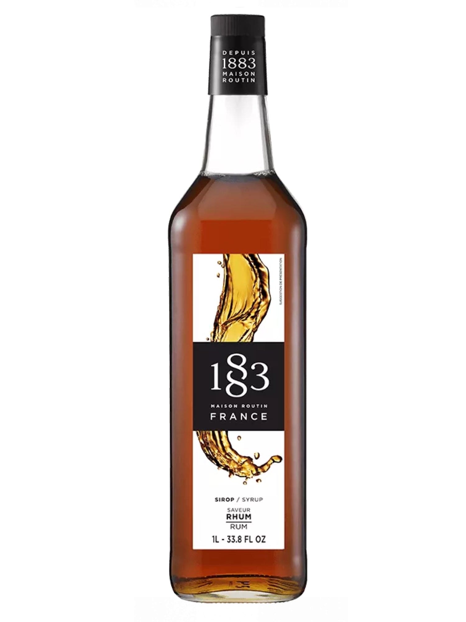 1883 Rum Sirup – aromatisk og krydret sirup med romsmag, perfekt til at skabe eksotiske cocktails og drikkevarer