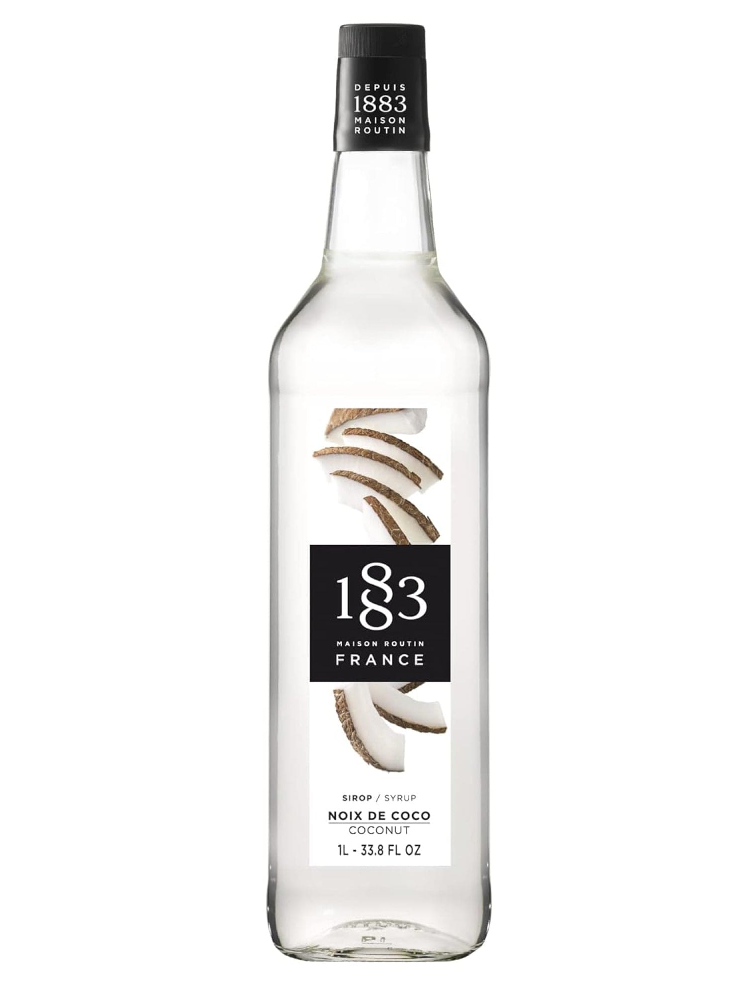 1883 Kokos sirup – naturlig kokosnøddesmag, ideel til at skabe lækre og tropiske drinks og shakes.