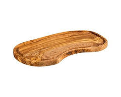 Serveringsbræt Olive i oliventræ til tapas og ost.
