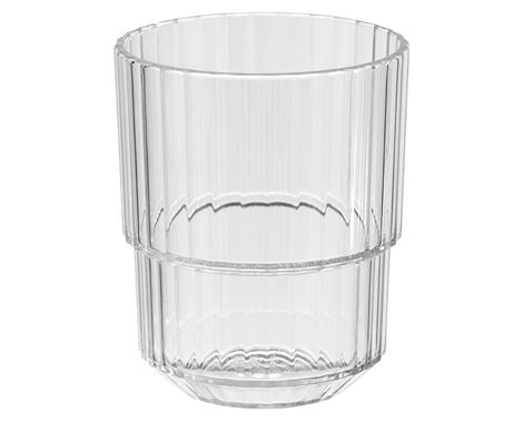 Drikkeglas Linea - 48 stk. elegante ribbede glas