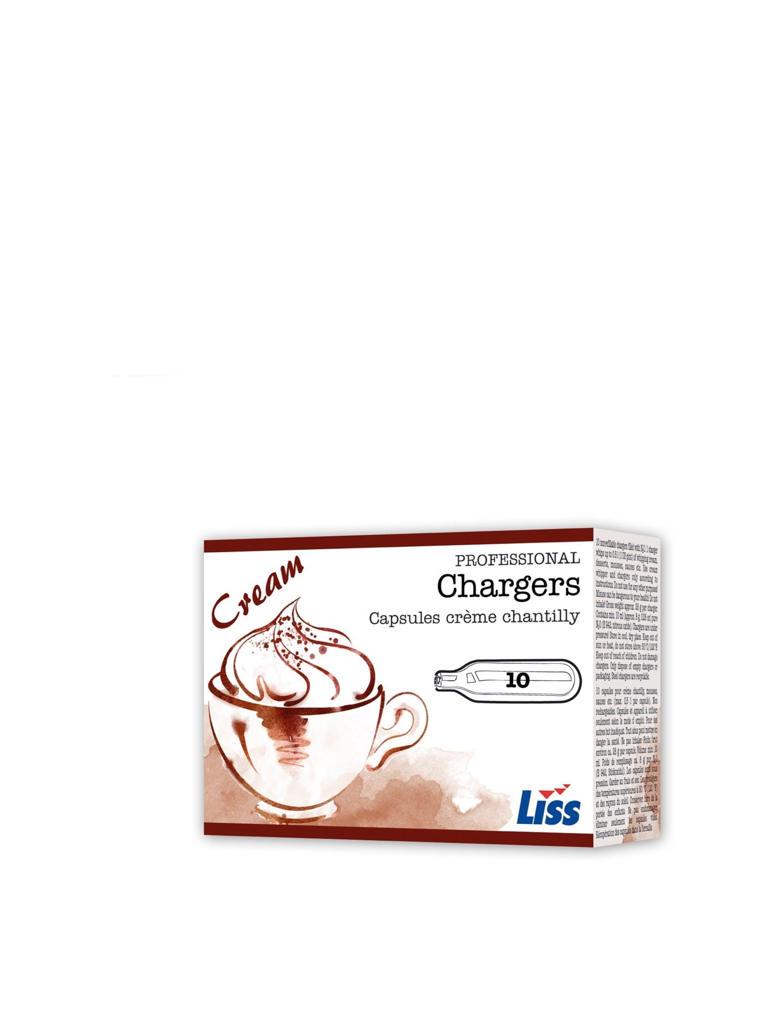 Liss Flødepatroner/  Liss Sahnekapseln