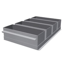 Bageform T/4 brød til bagning af fire ensartede brød.