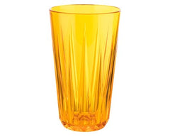 Drikkeglas CRYSTAL - 48 stk. glitrende orange design