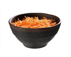 Rustik Marone-skål i stentøjslook – perfekt til servering af salater, forretter eller sideretter med et naturligt og elegant præg.