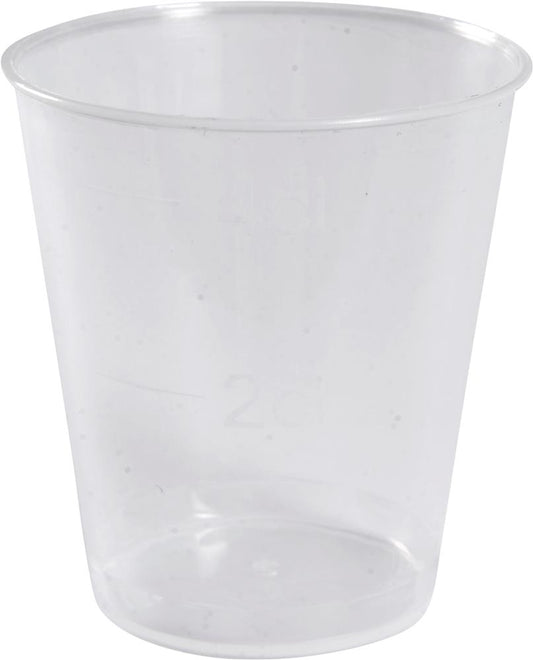 Flergangsshotglas Ø4,4 cm - 20 STK.