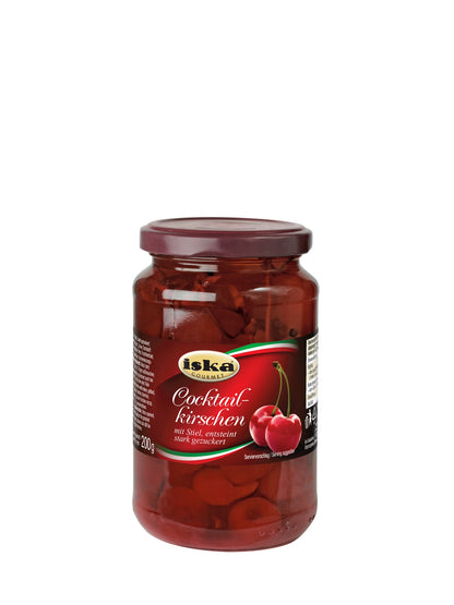 Cocktailkirsebær med stilk - en klassisk og delikat garnish til cocktails