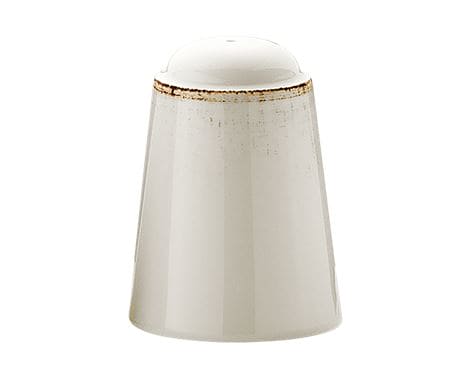 Peberbøsse m/brun kant Retro