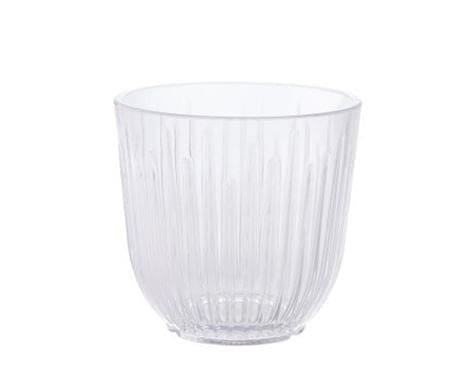 Drikkeglas Nordic - 72.0 Stk. med ribbet overflade