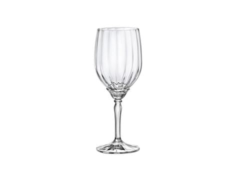 Vinglas Florian - 216.0 Stk. med ribbet overflade