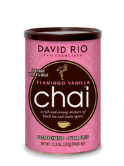 David Rio Flamingo Vanilla Chai, 337g, en lækker chai-blanding med vanilje og krydderier