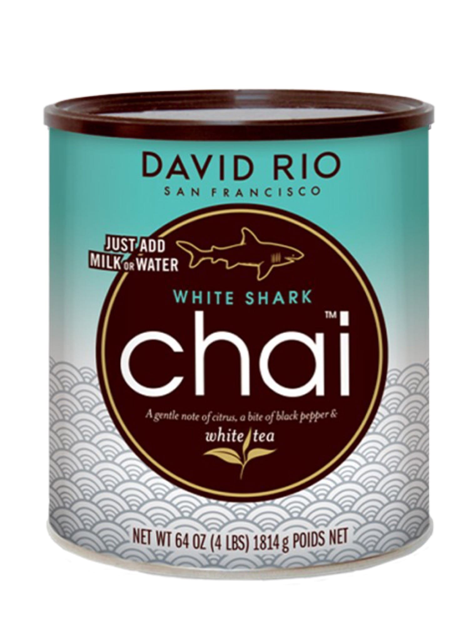 David Rio White Shark Chai, 1814g, en delikat chai-blanding med hvid te og krydderier