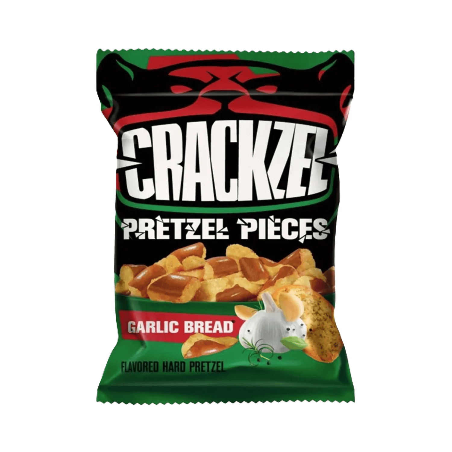 Crackzel Garlic Bread – sprødt snackbrød med hvidløgssmag, ideelt som tilbehør eller som lækker bar-snack