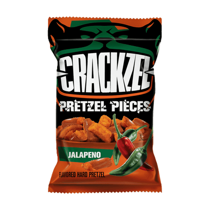 Crackzel Jalapeño – sprød snack med stærk og krydret smag af jalapeño, ideel til tapas, barservering og snacks med kant.