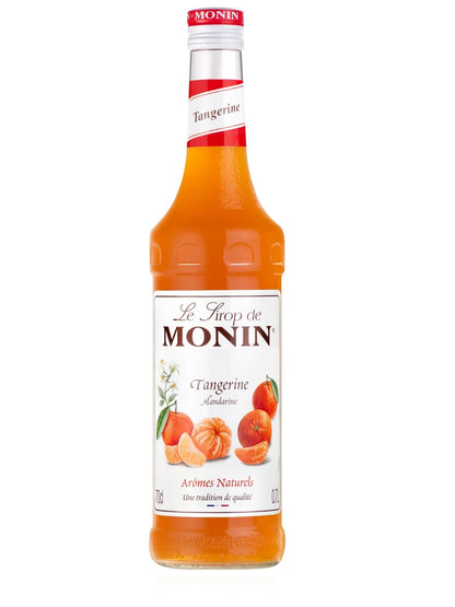 Monin mandarinsirup i en flaske, perfekt til cocktails og desserter