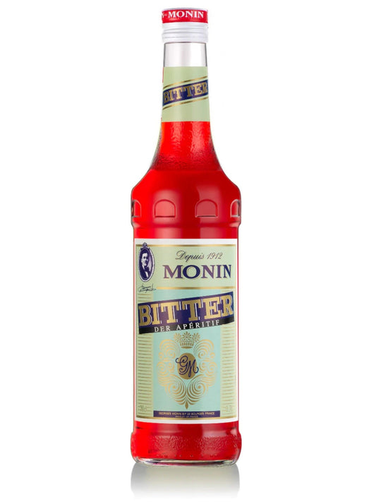 Monin Bitter 250 ml – aromatisk bitter med komplexa kryddor, perfekt för cocktails som Negroni och Spritz