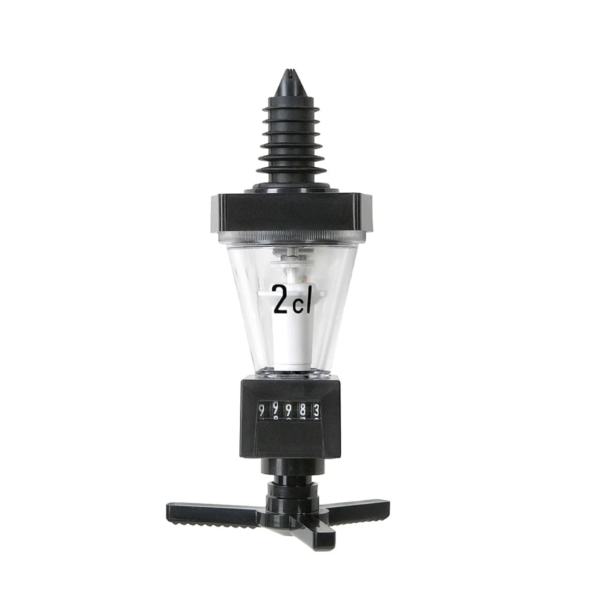 Non-drip skænkeprop med tæller – præcis dosering uden spild til barer og restauranter.

