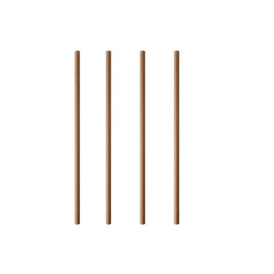 Papirsugerør i kraft brun farve til drinks og cocktails