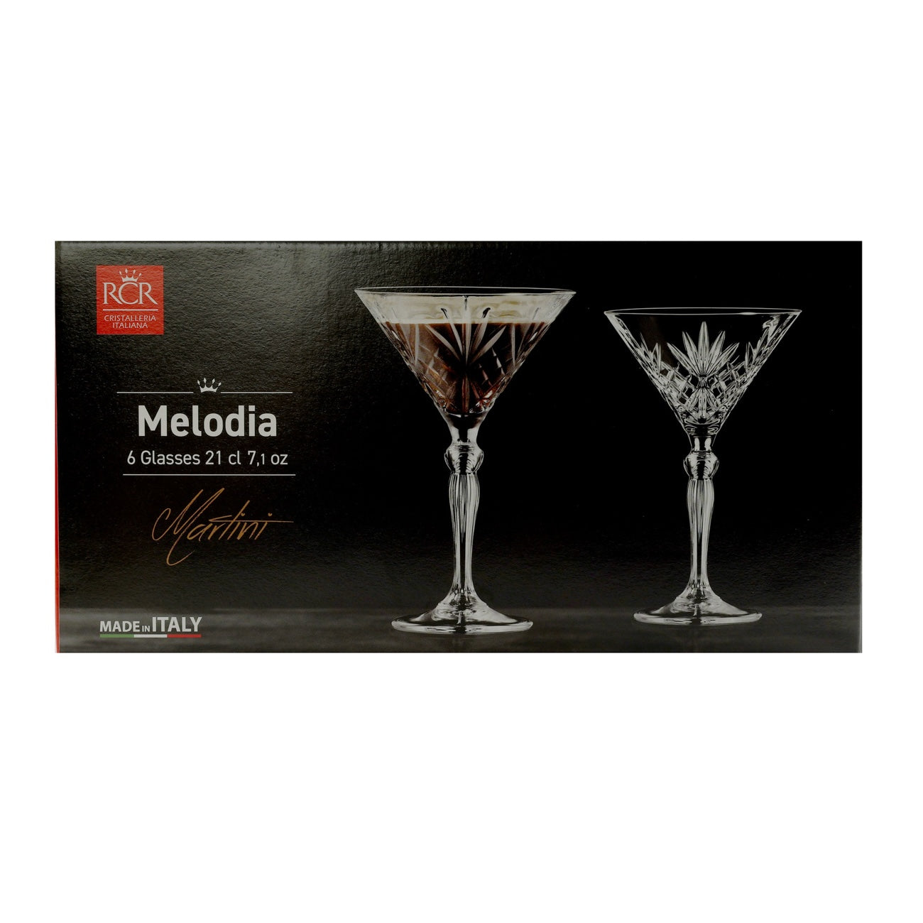 RCR Melodia martinigglas 21 cl 6 stk
