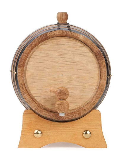 Whiskyfad 0,5 liter – lille egetræstønde til hjemmelagret whisky eller dekorativ brug