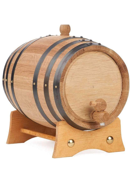 Whiskyfass 0,5 Liter – kleine Eichenholz-Tonne für hausgereiften Whisky oder dekorative Nutzung