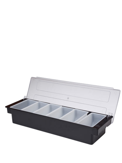 Bar organizer with 4 compartments, barcaddy, bar caddy
