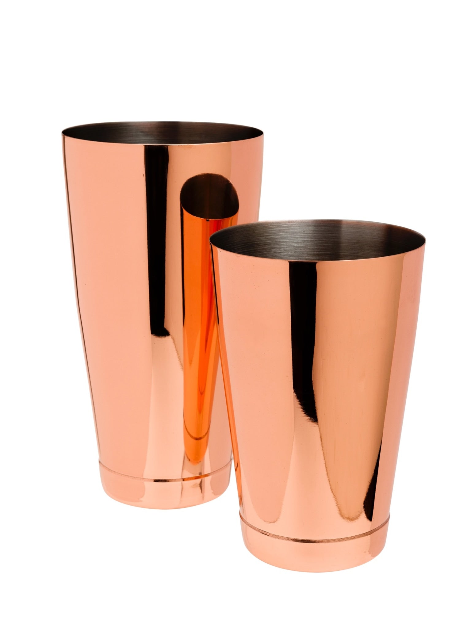Tilføj et strejf af elegance til din cocktailblanding med denne smukke Boston Shaker Tin Tin Copper.