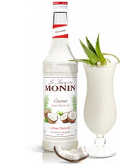 Oplev den søde og eksotiske smag af kokos i hver slurk af Monin Kokos Sirup