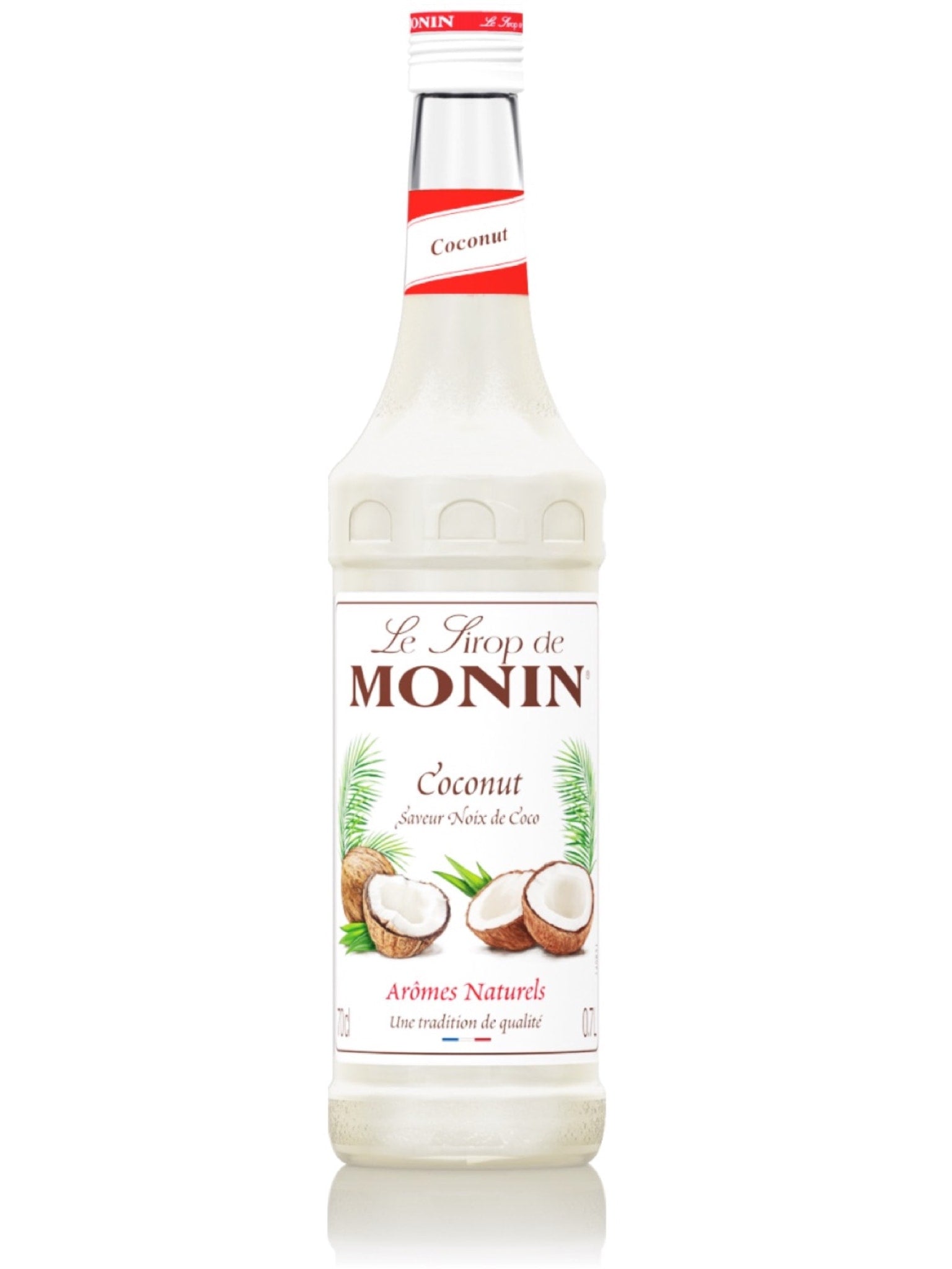 Giv dine drinks en tropisk twist med Monin Kokos Sirup og nyd den forfriskende smag af ægte kokos