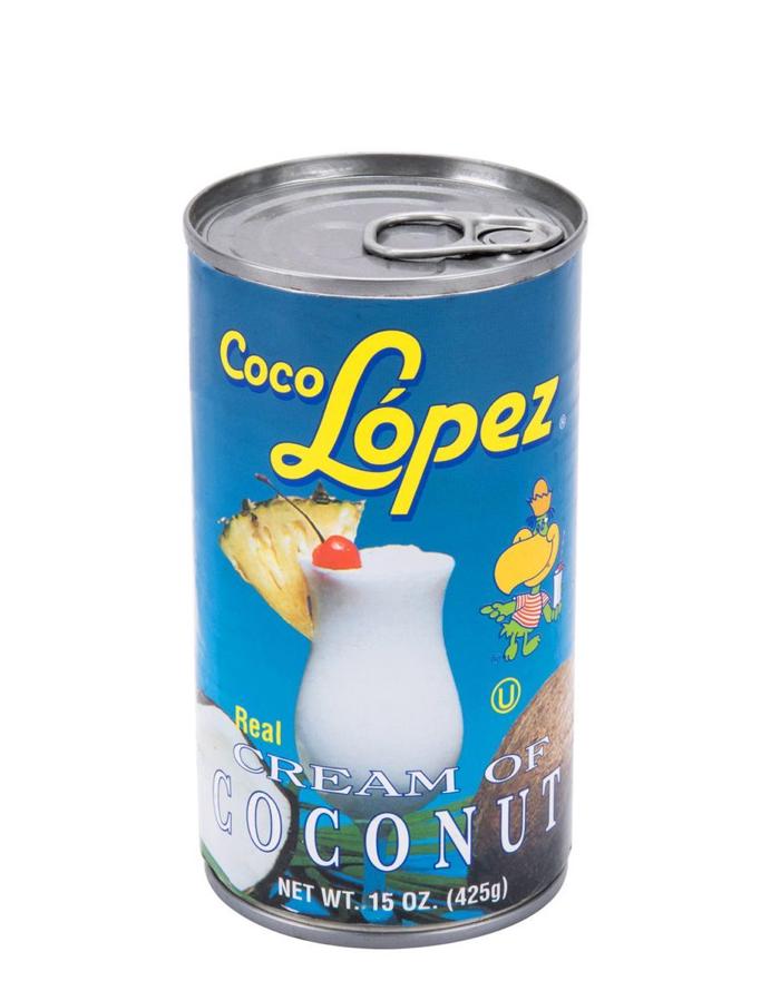 Skab lækre tropiske cocktails med Coco Lopez kokoscreme, perfekt til at tilføje en eksotisk smag.