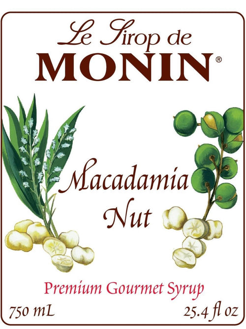 Monin sirup macadamia nødder