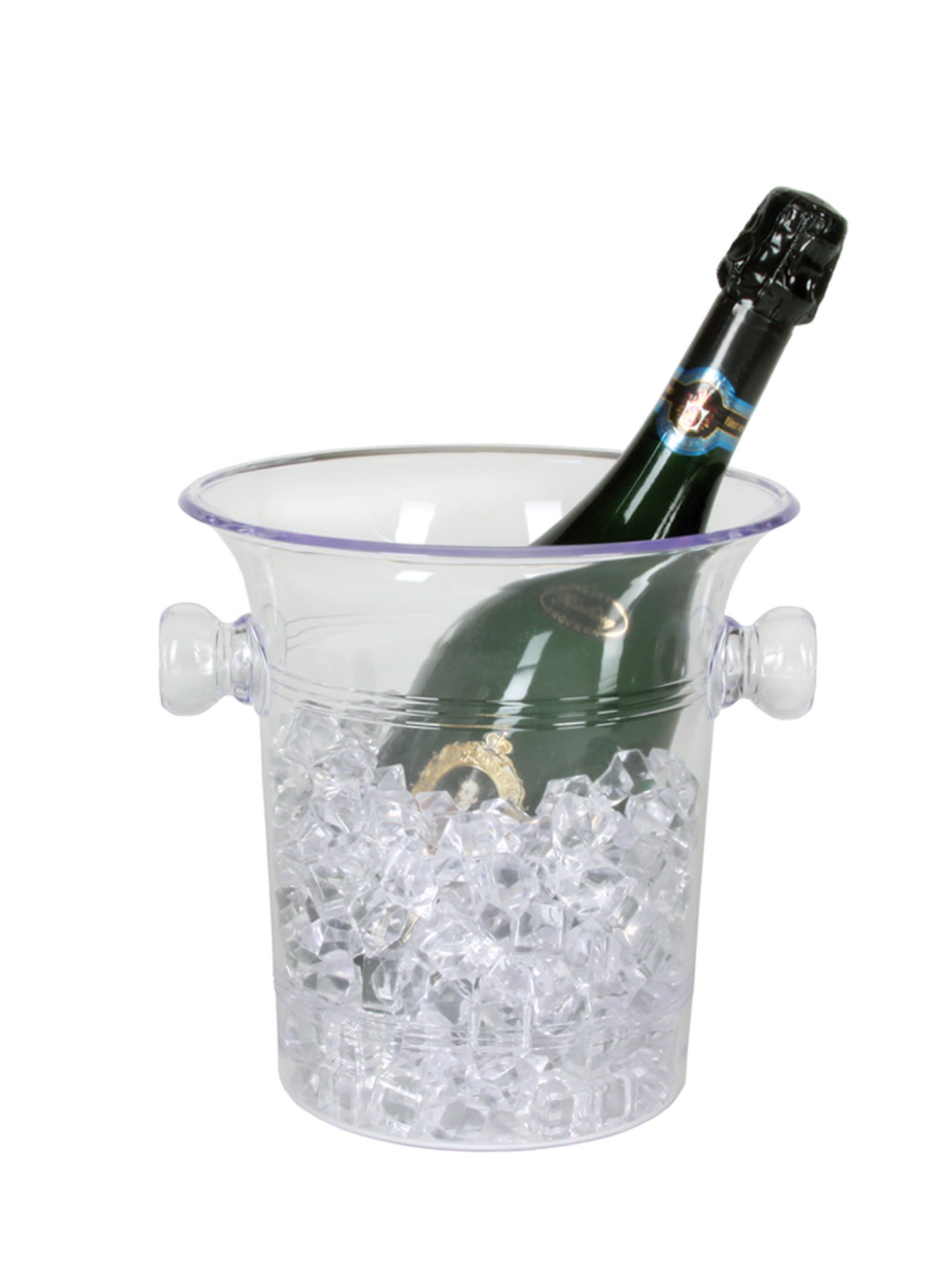 Probieren Sie diesen praktischen Wein- und Champagnerkühler mit Griffen, perfekt für Partys und Veranstaltungen