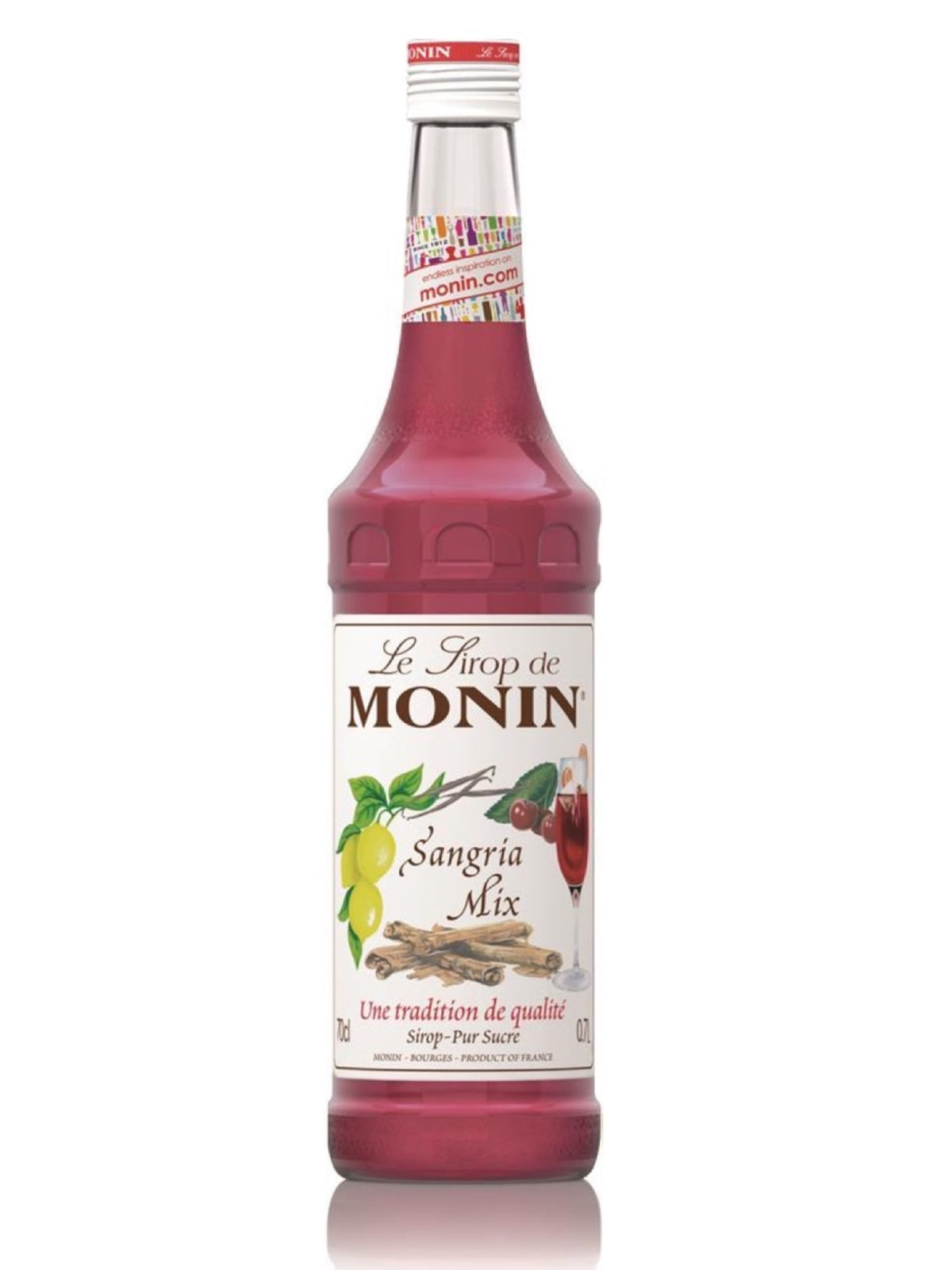 Monin Sangria Sirup - skab en autentisk og forfriskende sangriaoplevelse med denne velsmagende og aromatiske sirup fra Monin