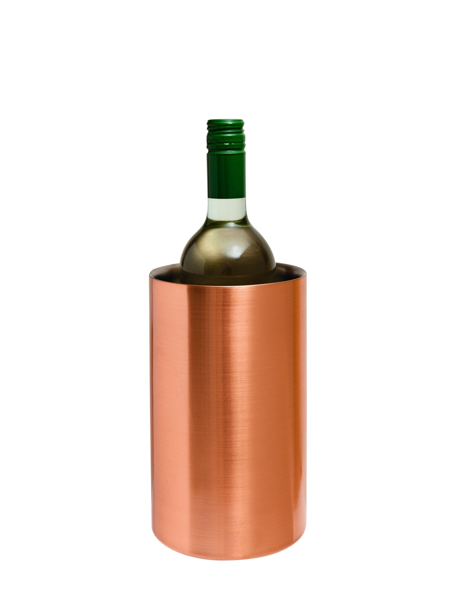 Probieren Sie diesen wunderschönen Weinkühler in Kupfer für eine anspruchsvolle Art, Ihre Weine zu servieren.