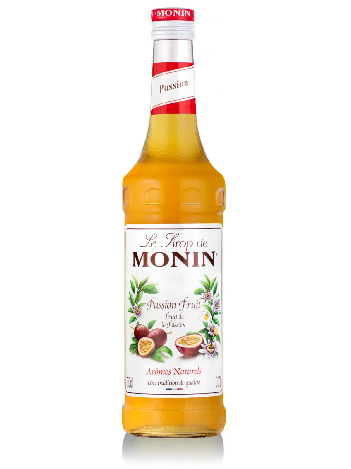 Monin passionsfrugt sirup til din sommer cocktail og mocktail.   Monin Passionsfrucht Sirup