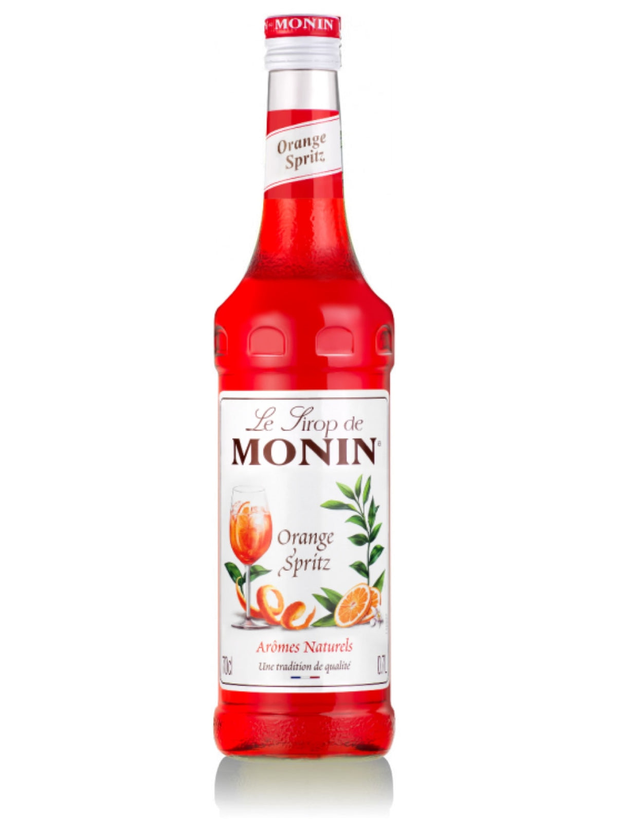 Monin Orange Spritz Sirup - tilføj en frisk og sprudlende smag til dine drikkevarer med denne lækre orange sirup, perfekt til cocktails, sodavand og mocktails