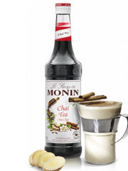 Skab autentiske chai-latte og cocktails med den rige og komplekse smag af Monin Chai Sirup.